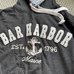 Bar Harbor Maine Hoodie Black Photo 3