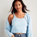 Old Navy NWT Knit Sweater Tank Top Womens 2X Cozy Cropped Cotton Sleeveless Photo 1