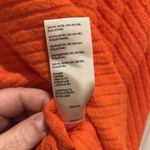 Pilcro  By Anthropologie Ribbed Batwing Pullover Women's Size 2XS‎ Orange Boho Photo 7