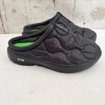 Oofos OOcoozie Thermo Mules Black Size 7 Photo 2