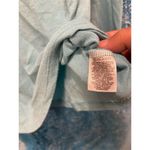 PINK - Victoria's Secret Victoria Secret Pink Women's Blue Graphic Henley Long Sleeved T-Shirt Size L Photo 2