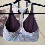 Lululemon  reversible retreat bra size 4 new sugar crush purple‎ blue Photo 1