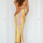 Hello Molly Yellow and Pink Maxi Dress Photo 6