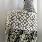 LC Lauren Conrad Top with Daisy White Lace Yoke. Mini Floral Print. Soft, Flowy. Photo 13