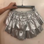 Boutique Day + Moon Ruffle Skirt Tiered Leather Photo 2