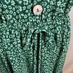 Gilli Green Floral Print Button Front Midi Dress Size M New Tiered Size M Photo 3