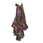 Michael Costello  x REVOLVE Atienne High Low Maxi Dress w/ Train in Multi Size M Photo 7