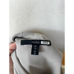 AQ/AQ  Oyster Veronika Grey Cowl Neck Sleeveless Sheath Dress Photo 6