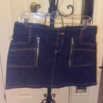 Women's vintage Y2K I.C.E. Dark Blue Mini Skirt Size undefined Photo 0