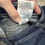  Women’s Darkwash ARIAT Jeans 29 X 33 TURQUOISE Embellished Long EUC Photo 10