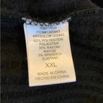 Chaser black ribbed long sleeve V neck, size XXL casual western country festival Photo 5