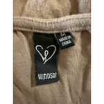 Windsor  Womens Sexy Ruched Keyhole Front V-Neck Long Sleeve Crop Top Sz M Photo 3