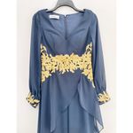 JJ's House JJ ‘S Jumpsuit/Pantsuit V-Neck Floor-Length Chiffon Evening Dress With Appliques Photo 8