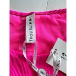 NWT White Fox Swim Del‎ Marcos Swim neon pink Bottoms Small Photo 2