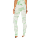 Free People  Electric Pistachio Good Karma Tie Dye Leggings NWT Size M/L Photo 3
