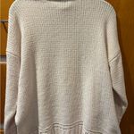 Aerie Women’s Chenille Turtleneck Sweater Ivory XS Oversized NWOT Photo 1