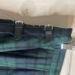 Tommy Hilfiger Vtg Tommy jeans 90s Plaid Green & Blue Women's micro mini skirt skort 5 Y2K cute Photo 7