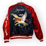 Topshop  Rare Reversible Embroidered Sukajan Bomber Jacket – Size 4 (US) Photo 4