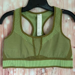 Fabletics  Bianca Thyme Yellow Green Seamless Sports Bra Photo 0