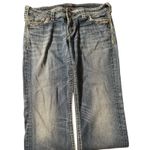 Silver Jeans Co Silver Jean Suki Low Straight Jeans Women Blue Denim Studded Embellished W33 L32 Photo 1