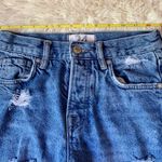 We The Free Free People  Distressed Button Fly High Waisted Jeans Photo 7