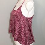 Hollister NWOT Burgundy Crimson Red Strappy Trapeze Swing Crop Top Blouse New Photo 1