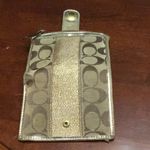 COACH Signature FOLD WALLET Metallic gold est. 1941 Coach Photo 2