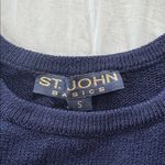 St. John  Dark Blue Knit Top size small Photo 1