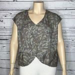 INC  International Concepts NWT Size 1X Glam Camouflage Knot Hem Knit Top Shirt Photo 0