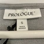 Prologue Women’s Short Sleeve Cropped Blouse Top Grey Size Small EUC Photo 3