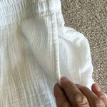 Soft Surroundings NWT  Gauze Straight Shorts White Size Large Photo 2