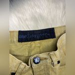 One Teaspoon  olive green distressed Aztec striped side denim shorts sz 8/26 Photo 1