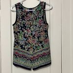 Lilly Pulitzer Iona tank blouse 100% silk Not Too Catty print size small preppy Photo 3