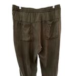 Johnny Was  Silky Alice Jogger Trousers Olive Green‎ Size Medium Photo 9