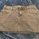 Edikted  Dark Grey Denim Mini Skirt size s Photo 0