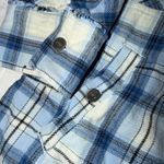 Free People  We the Free Wind River Plaid Shirt Pullover Tunic; pockets; Medium Photo 6