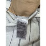 Old Navy  Size M Woman Extra High-Rise Taylor Wide-Leg Striped White Linen-Blend Photo 6