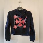 Bisou Bisou  Michele bohbot premium Couture black full zip hoodie size womens sma Photo 1