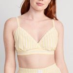 Old Navy  Matching Printed Smocked Bralette Top and High Waist Pajama Pants Sz S Photo 0