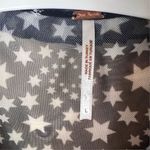 Free People Marne Women's Black Star Print Sheer Mesh Tie Front Boho Coquette Photo 3