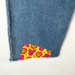 Disney VTG 80s Mickey Mouse Co Jeans Patches All Over Print Size 13 14 Denim 171 Photo 4