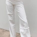 Princess Polly White Outcast Straight Leg Panel Jeans 6 Photo 0