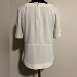 ZARA Preloved  White Square Neckline Blouse size small Photo 4