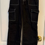 Vip Jeans Black Cargo Pants Photo 0