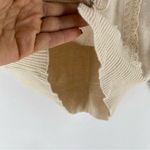 Soft Cream Knit Lace Trim Button Front Long Sleeve Cardigan Feminine Coquette Photo 6