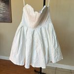 House Of CB  Emmanuela‎ White Strapless Pleated Mini Dress NWOT size XL Photo 4
