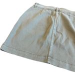 Faherty  Green Utility Skirt Mini Length Denim Organic Cotton Casual Size Medium Photo 8