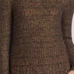 Eileen Fisher Black & Gold Metallic Knitted Cardigan Sweater 7% Mohair 7% Alpaca Photo 4