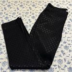 Charter Club  Black on Black Polka Dots STRETCH dress pants Size 10 Photo 1
