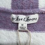 For Love & Lemons  Purple Stripe Sleeveless Cropped Sweater Vest Medium New Photo 66